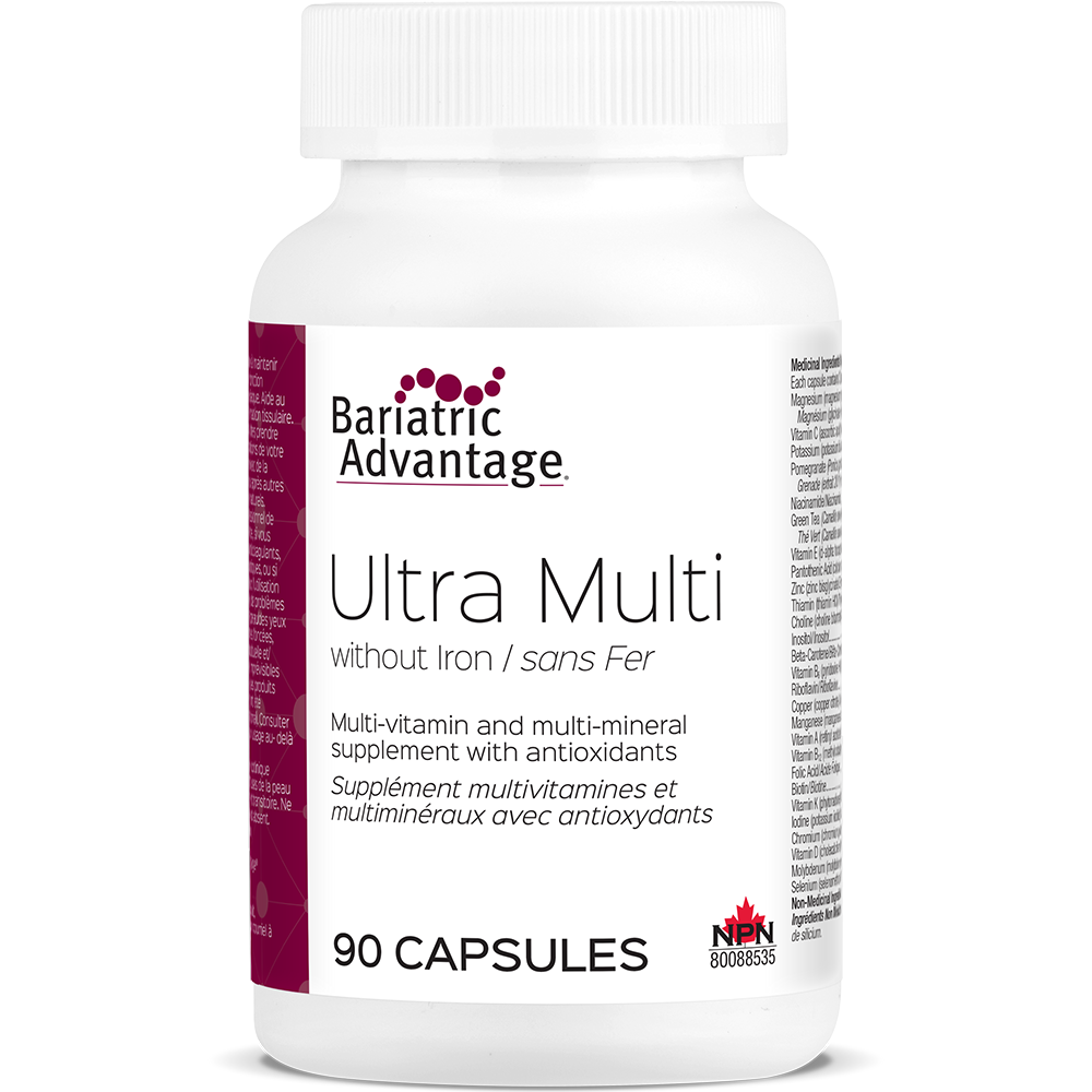 Ultra Multi Formula Without Iron Bariatric Advantage Inc 8383